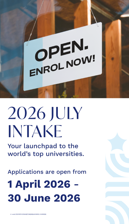 July Intake open now